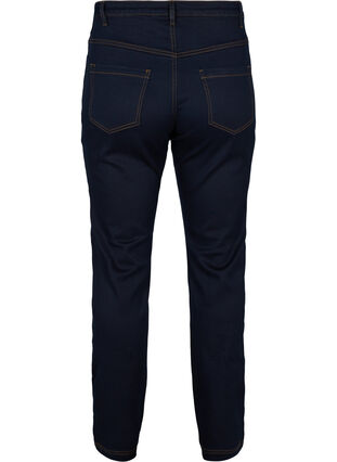 Zizzi Slim Fit Emily Jeans mit normaler Taillenhöhe, Unwashed, Packshot image number 1