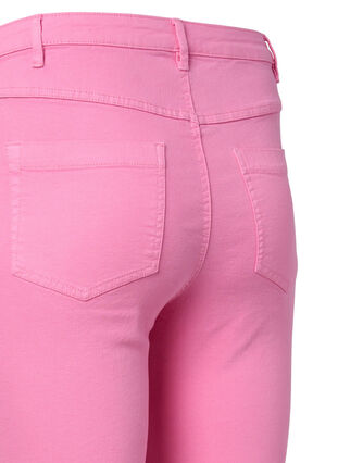 Zizzi Hochtaillierte Amy Jeans in Super Slim Fit, Rosebloom, Packshot image number 3