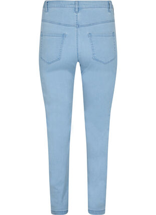 Zizzi Slim Fit Emily Jeans mit normaler Taillenhöhe, Ex Lt Blue, Packshot image number 1
