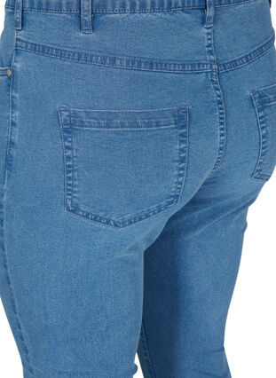 Zizzi Hochtaillierte Super Slim Amy Jeans, Light blue, Packshot image number 3