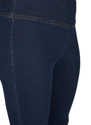 Zizzi Dehnbare Jeggings mit hoher Taille, Dark Blue, Packshot image number 2