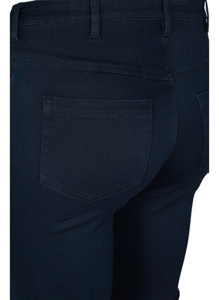 Zizzi Extra schmale Amy Jeans mit hoher Taille, Unwashed, Packshot image number 3