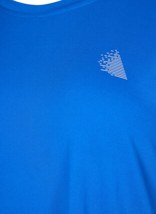 Zizzi Kurzarm Trainingsshirt, Lapis Blue, Packshot image number 2