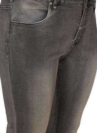 Zizzi Slim Fit Emily Jeans mit normaler Taillenhöhe, Dark Grey Denim, Packshot image number 2