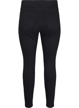 Zizzi Dehnbare Jeggings mit hoher Taille, Black, Packshot image number 1