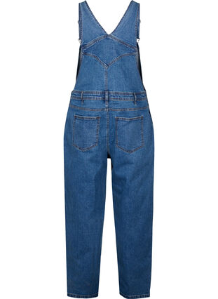 Zizzi Jeans-Latzhosen, Blue Denim, Packshot image number 1