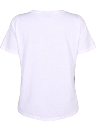Zizzi FLASH - T-Shirt mit Motiv, Bright White Heart, Packshot image number 1