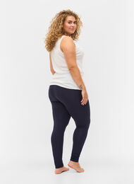 Basic-Leggings aus Viskose, Night Sky, Model