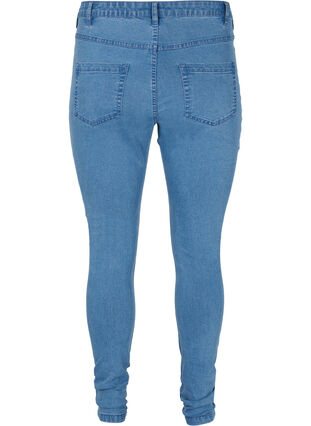 Zizzi Hochtaillierte Super Slim Amy Jeans, Light blue, Packshot image number 1