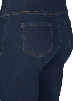 Zizzi Dehnbare Jeggings mit hoher Taille, Dark Blue, Packshot image number 3