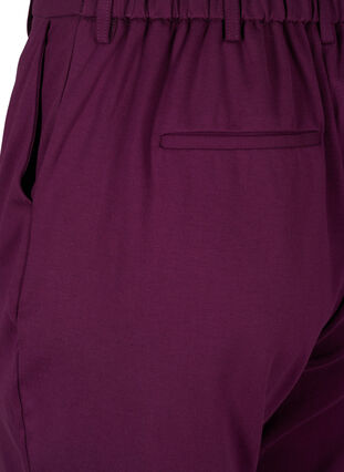 Zizzi Cropped Maddison Hose, Potent Purple, Packshot image number 3