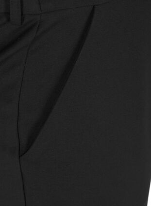 Zizzi Cropped Maddison Hose, Black, Packshot image number 2