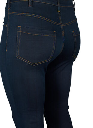 Zizzi Super Slim Amy Jeans mit hoher Taille, Tobacco Un, Packshot image number 3
