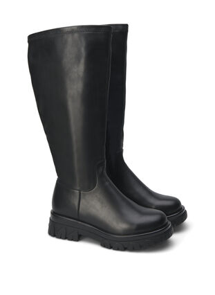 Zizzi Extra-Weite - Stiefel mit langem Schaft, Black, Packshot image number 1