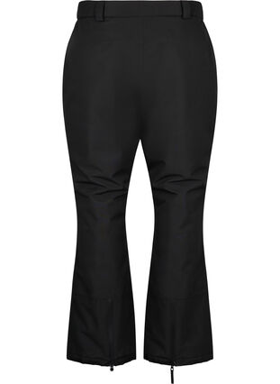 Zizzi Skihose mit Taschen und verstellbarer Taille, Black, Packshot image number 1