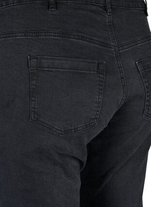 Zizzi Ellen Bootcut-Jeans mit hoher Taille., Grey Denim, Packshot image number 3