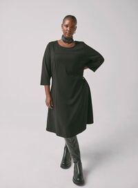 A-förmiges Kleid mit 3/4-Ärmeln, , Model