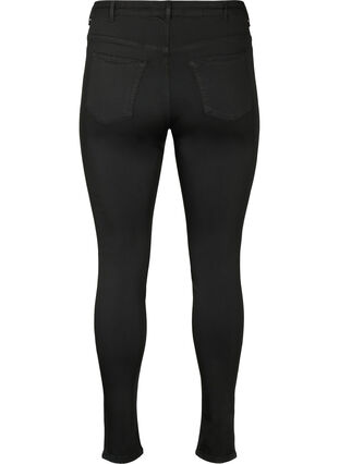 Zizzi Stay Black Amy Jeans mit hoher Taille, Black, Packshot image number 1