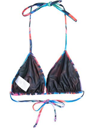 Zizzi Triangel-Bikini-BH mit Muster, Bright Leaf, Packshot image number 1