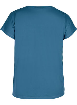 Zizzi Einfarbiges Trainings-T-Shirt, Midnight, Packshot image number 1
