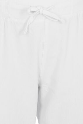 Zizzi Capri-Hose aus Baumwolle, Bright White, Packshot image number 2