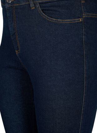 Zizzi Ellen Bootcut-Jeans mit hoher Taille., Raw Unwash, Packshot image number 2