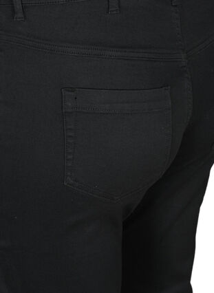 Zizzi Hoch taillierte Amy Capri Jeans mit Super Slim Fit, Black, Packshot image number 3
