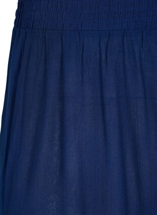 Zizzi Kurze Hose aus Viskose mit hoher Taille, Medieval Blue, Packshot image number 2