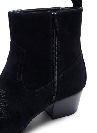 Zizzi Extra-Weite - Wildleder-Stiefelette, Black, Packshot image number 3