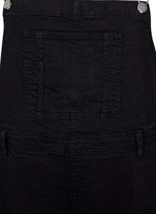 Zizzi Jeans-Latzhosen, Black, Packshot image number 2