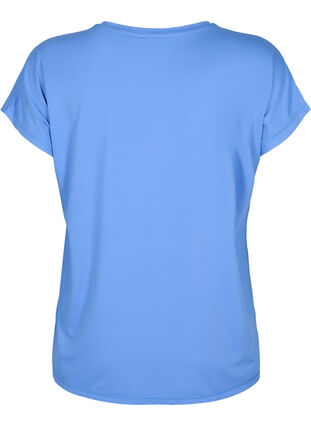 Zizzi Kurzarm Trainingsshirt, Granada Sky, Packshot image number 1