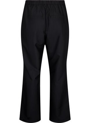 Zizzi Gerade geschnittene Hose mit hoher Taille, Black, Packshot image number 1