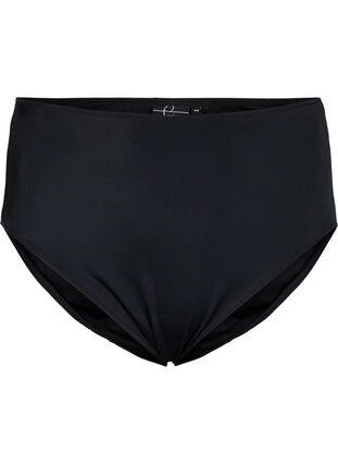 Zizzi Bikini-Unterteile mit hoher Taille, Black, Packshot image number 0