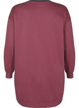 Zizzi Langes Sweatshirt mit Farbblock, Rose B. Color Block, Packshot image number 1