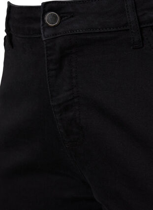 Zizzi Ellen Bootcut-Jeans mit hoher Taille., Black, Packshot image number 2