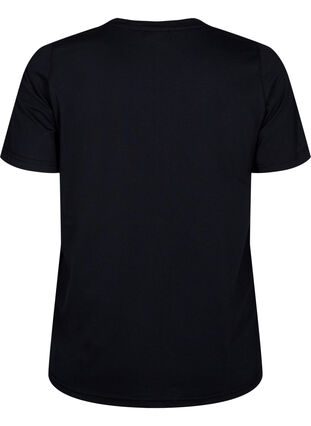 Zizzi FLASH - T-Shirt mit Motiv, Black Silver Heart, Packshot image number 1