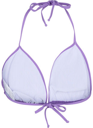 Zizzi Einfarbiges Triangel-Bikinioberteil, Royal Lilac, Packshot image number 1