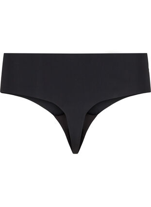 Zizzi 2er-Pack invisible G-String , Black, Packshot image number 1