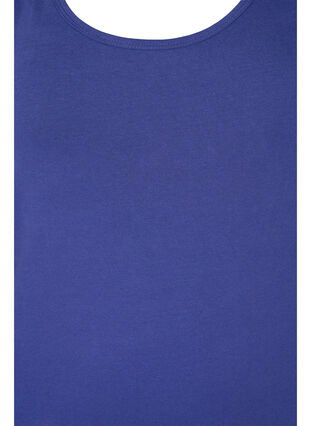 Zizzi Einfarbiges basic Top aus Baumwolle, Deep Cobalt, Packshot image number 2