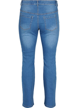 Zizzi Ellen Bootcut-Jeans mit hoher Taille., Light blue, Packshot image number 1