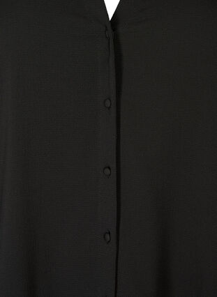 Zizzi Midi-Kleid mit langen Ärmeln, Black, Packshot image number 2