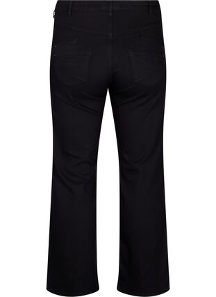 Zizzi Regular Fit Gemma Jeans mit hoher Taille, Black, Packshot image number 1