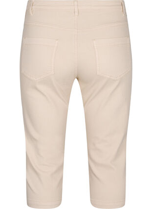 Zizzi Eng anliegende Emily Capri Hose, Oatmeal, Packshot image number 1