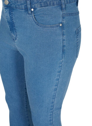 Zizzi Hochtaillierte Super Slim Amy Jeans, Light blue, Packshot image number 2