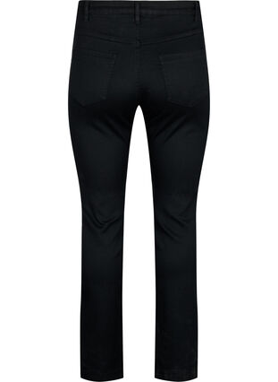 Zizzi Slim Fit Emily Jeans mit normaler Taillenhöhe, Black, Packshot image number 1