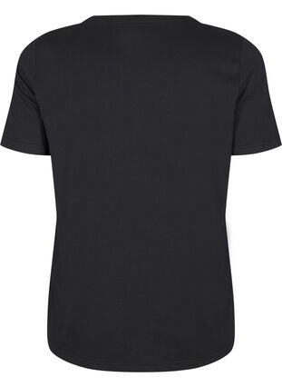 Zizzi FLASH - T-Shirt mit Motiv, Black Gold Faith, Packshot image number 1