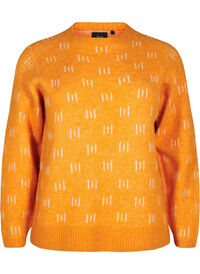 Gemusterter Pullover