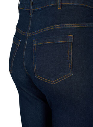 Zizzi Ellen Bootcut-Jeans mit hoher Taille., Raw Unwash, Packshot image number 3