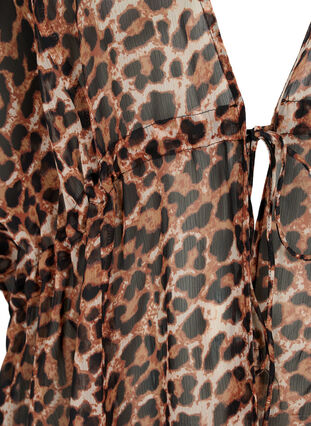 Zizzi Strand-Kimono mit Druck, Leopard, Packshot image number 2