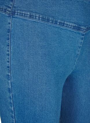 Zizzi Dehnbare Jeggings mit hoher Taille, Light Blue, Packshot image number 2